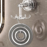Maxbell 360° Rotating Hooks 6 Claws Easy to Use Stylish Strong Suction Kitchen Hooks Grey