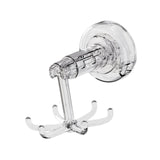 Maxbell 360° Rotating Hooks 6 Claws Easy to Use Stylish Strong Suction Kitchen Hooks Silver
