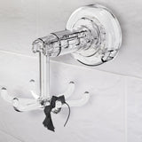 Maxbell 360° Rotating Hooks 6 Claws Easy to Use Stylish Strong Suction Kitchen Hooks Silver