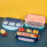 Maxbell Bento Lunch Box Large Capacity Leakproof Salad Box for Picnic Kitchen Travel blue