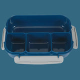 Maxbell Bento Lunch Box Large Capacity Leakproof Salad Box for Picnic Kitchen Travel blue