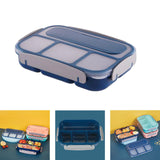 Maxbell Bento Lunch Box Large Capacity Leakproof Salad Box for Picnic Kitchen Travel blue