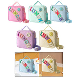 Maxbell Insulated Lunch Box Bag Food Delivery Bag Waterproof Portable Food Container Pink