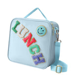 Maxbell Insulated Lunch Box Bag Food Delivery Bag Waterproof Portable Food Container Blue