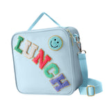 Maxbell Insulated Lunch Box Bag Food Delivery Bag Waterproof Portable Food Container Blue