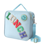 Maxbell Insulated Lunch Box Bag Food Delivery Bag Waterproof Portable Food Container Blue