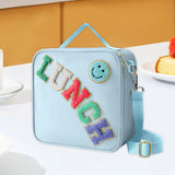 Maxbell Insulated Lunch Box Bag Food Delivery Bag Waterproof Portable Food Container Blue