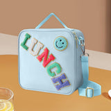 Maxbell Insulated Lunch Box Bag Food Delivery Bag Waterproof Portable Food Container Blue