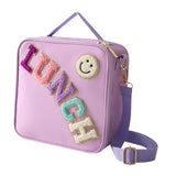 Maxbell Insulated Lunch Box Bag Food Delivery Bag Waterproof Portable Food Container Purple