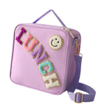Maxbell Insulated Lunch Box Bag Food Delivery Bag Waterproof Portable Food Container Purple