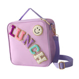 Maxbell Insulated Lunch Box Bag Food Delivery Bag Waterproof Portable Food Container Purple