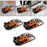 Maxbell Halloween Floor Mat Modern Decorative Area Rug for Porch Balcony Living Room 40cmx60cm
