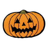 Maxbell Halloween Pumpkin Floor Mat Modern Indoor Door Mat for Porch Hallway Holiday 40cmx60cm