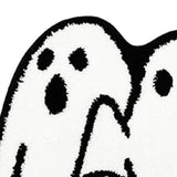 Maxbell Halloween Ghost Floor Mat Modern Indoor Door Mat for Kitchen Hallway Bedroom 40cmx60cm