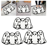 Maxbell Halloween Ghost Floor Mat Modern Indoor Door Mat for Kitchen Hallway Bedroom 40cmx60cm