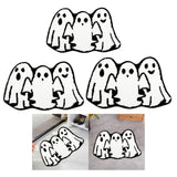 Maxbell Halloween Ghost Floor Mat Modern Indoor Door Mat for Kitchen Hallway Bedroom 40cmx60cm