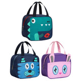 Maxbell Insulated Lunch Box Waterproof Food Delivery Bag Portable Insulated Bag Tote Dinosaur