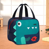 Maxbell Insulated Lunch Box Waterproof Food Delivery Bag Portable Insulated Bag Tote Dinosaur