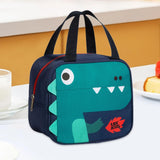 Maxbell Insulated Lunch Box Waterproof Food Delivery Bag Portable Insulated Bag Tote Dinosaur