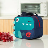 Maxbell Insulated Lunch Box Waterproof Food Delivery Bag Portable Insulated Bag Tote Dinosaur