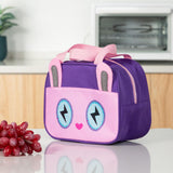 Maxbell Insulated Lunch Box Waterproof Food Delivery Bag Portable Insulated Bag Tote Bunny