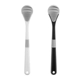 Maxbell Tongue Scraper Tongue Cleaner Clean Tongue Cleaning for Home Travel Bathroom Black