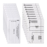 Maxbell 16Pcs Vacuum Cleaner Filter Set Easy to Use High Efficiency Motor Protection