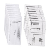 Maxbell 16Pcs Vacuum Cleaner Filter Set Easy to Use High Efficiency Motor Protection
