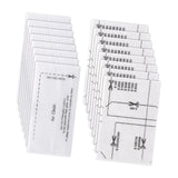 Maxbell 16Pcs Vacuum Cleaner Filter Set Easy to Use High Efficiency Motor Protection