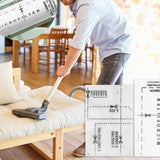 Maxbell 16Pcs Vacuum Cleaner Filter Set Easy to Use High Efficiency Motor Protection