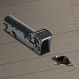 Maxbell Mouse Trap Mouse Catching and Release Mouse Cage for Garden Yard Garage Black