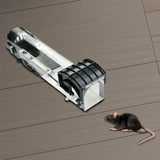 Maxbell Mouse Trap Mouse Catching and Release Mouse Cage for Garden Yard Garage Middle Clear