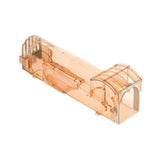 Maxbell Mouse Trap Mouse Catching and Release Mouse Cage for Garden Yard Garage Light Brown