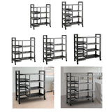 Maxbell Storage Shelves with Wheels Metal Shelving Rack for Basement Bathroom Pantry 80cmx108cm