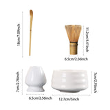 Maxbell Matcha Whisk Set Portable Matcha Whisk Matcha Set for Starter Tea Lover Home White