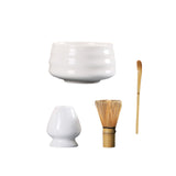 Maxbell Matcha Whisk Set Portable Matcha Whisk Matcha Set for Starter Tea Lover Home White