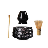 Maxbell Matcha Whisk Set Portable Matcha Whisk Matcha Set for Starter Tea Lover Home Black