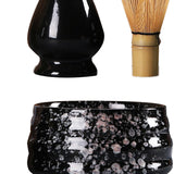 Maxbell Matcha Whisk Set Portable Matcha Whisk Matcha Set for Starter Tea Lover Home Black