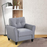 Maxbell 35" Modern Living Room Armchair Linen Upholstered Couch Furniture for Home