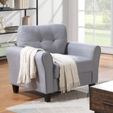 Maxbell 35" Modern Living Room Armchair Linen Upholstered Couch Furniture for Home