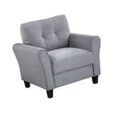 Maxbell 35" Modern Living Room Armchair Linen Upholstered Couch Furniture for Home