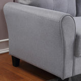 Maxbell 35" Modern Living Room Armchair Linen Upholstered Couch Furniture for Home