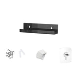Maxbell 6Pcs Vinyl Record Display Shelves Wall Rack for Album Home Living Room