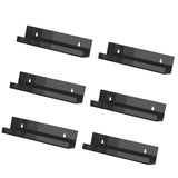 Maxbell 6Pcs Vinyl Record Display Shelves Wall Rack for Album Home Living Room
