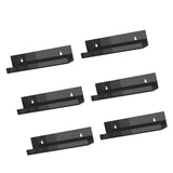 Maxbell 6Pcs Vinyl Record Display Shelves Wall Rack for Album Home Living Room