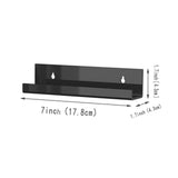 Maxbell 6Pcs Vinyl Record Display Shelves Wall Rack for Album Home Living Room