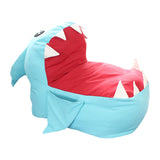 Maxbell Cute Shark Kids Sofa No Stuffing Animal Storage Bag Chair for Playroom Decor