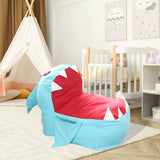 Maxbell Cute Shark Kids Sofa No Stuffing Animal Storage Bag Chair for Playroom Decor