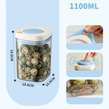Maxbell Airtight Food Container Food Storage Container for Coffee Beans Sugar Snacks 1100 ML