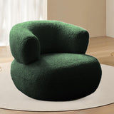 Maxbell Single Sofa Soft Comfortable Nordic Floor Sofa for Dorm Bedroom Reading Room Green